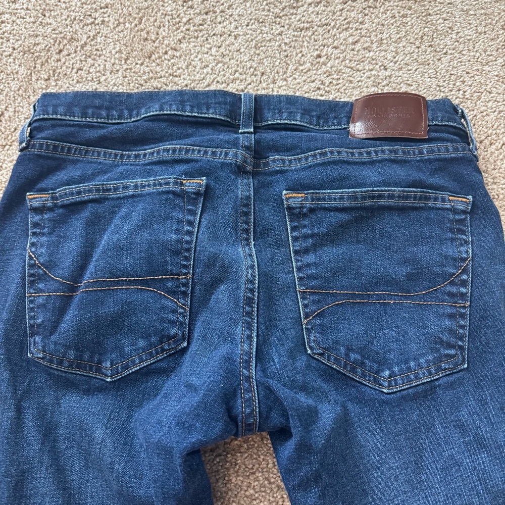 Hollister Blue Skinny Jeans Classic Style - Picture 4 of 6